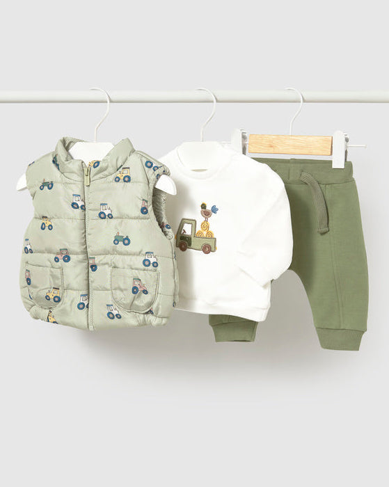 Baby Trac-tor Outfit Set