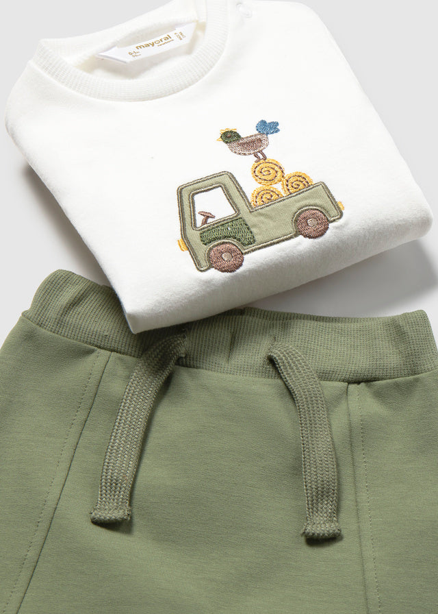Baby Trac-tor Outfit Set