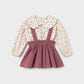Violet Pinafore Dress Set