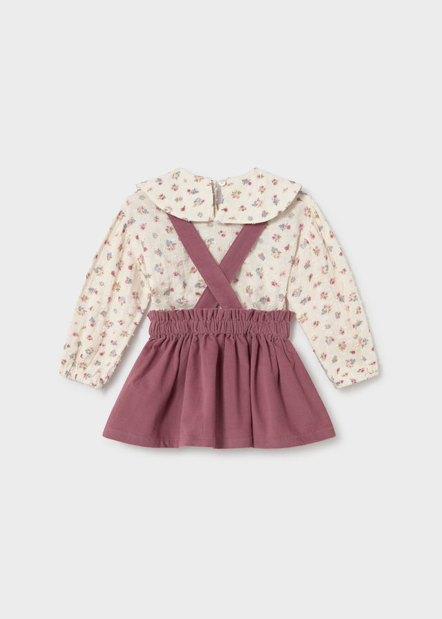 Violet Pinafore Dress Set