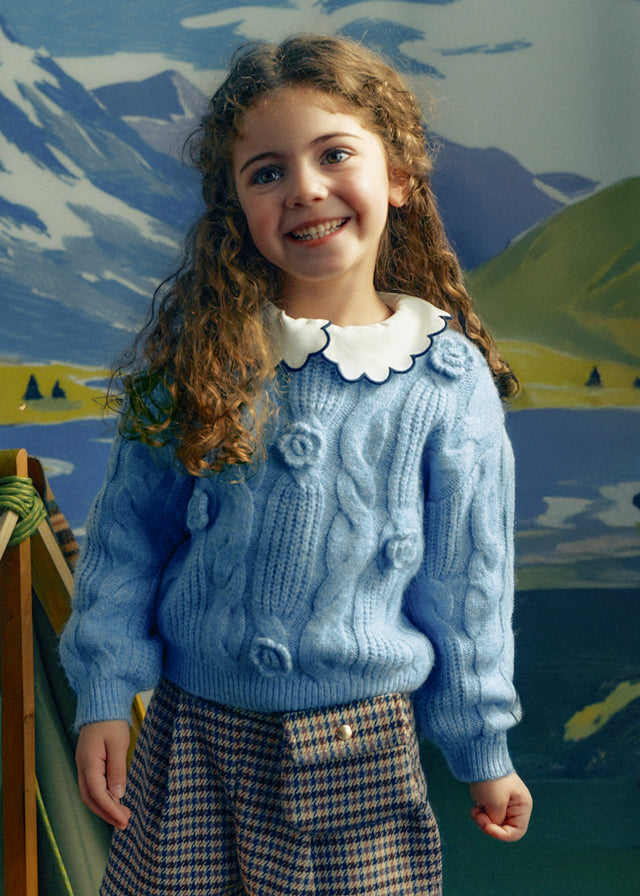 3D Flower Sweater