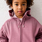 Sparkly Mauve Zip Up Hoodie