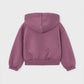 Sparkly Mauve Zip Up Hoodie