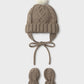 Baby Hat+Mittens Set- Birch