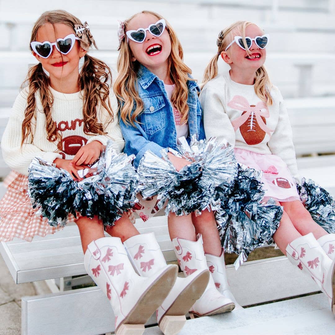 Coquette Football Patch Sweatshirt