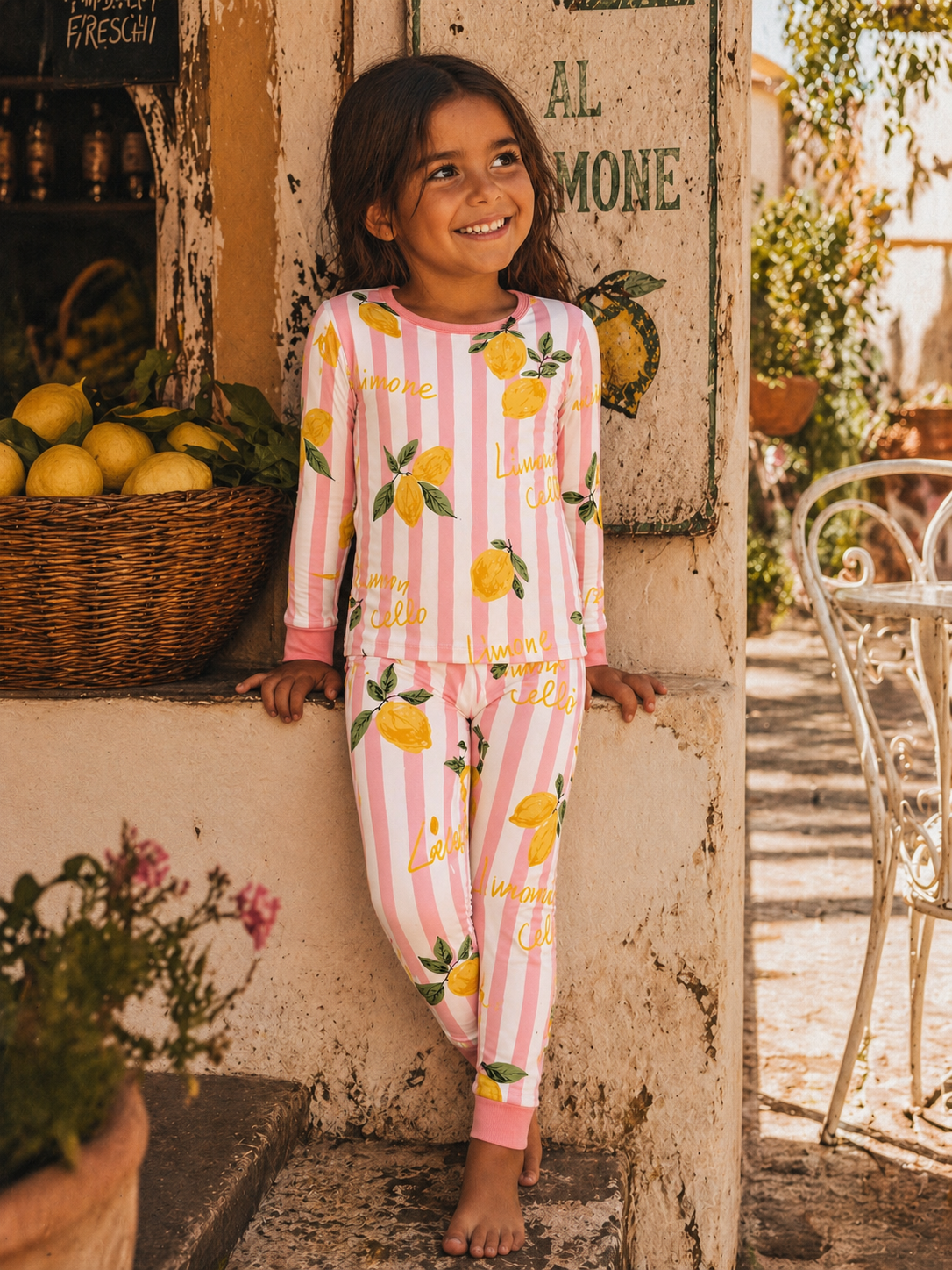 Lemon Amore Long Sleeve 2-Piece Set