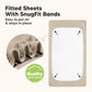 2pk Waterproof Crib Sheets - Ecru