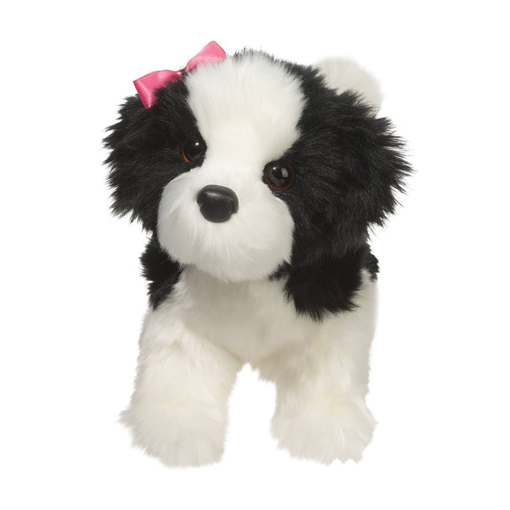 Poofy Shih Tzu Black & White