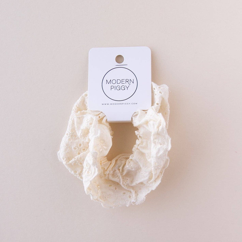 Eyelet - Ivory | Scrunchie