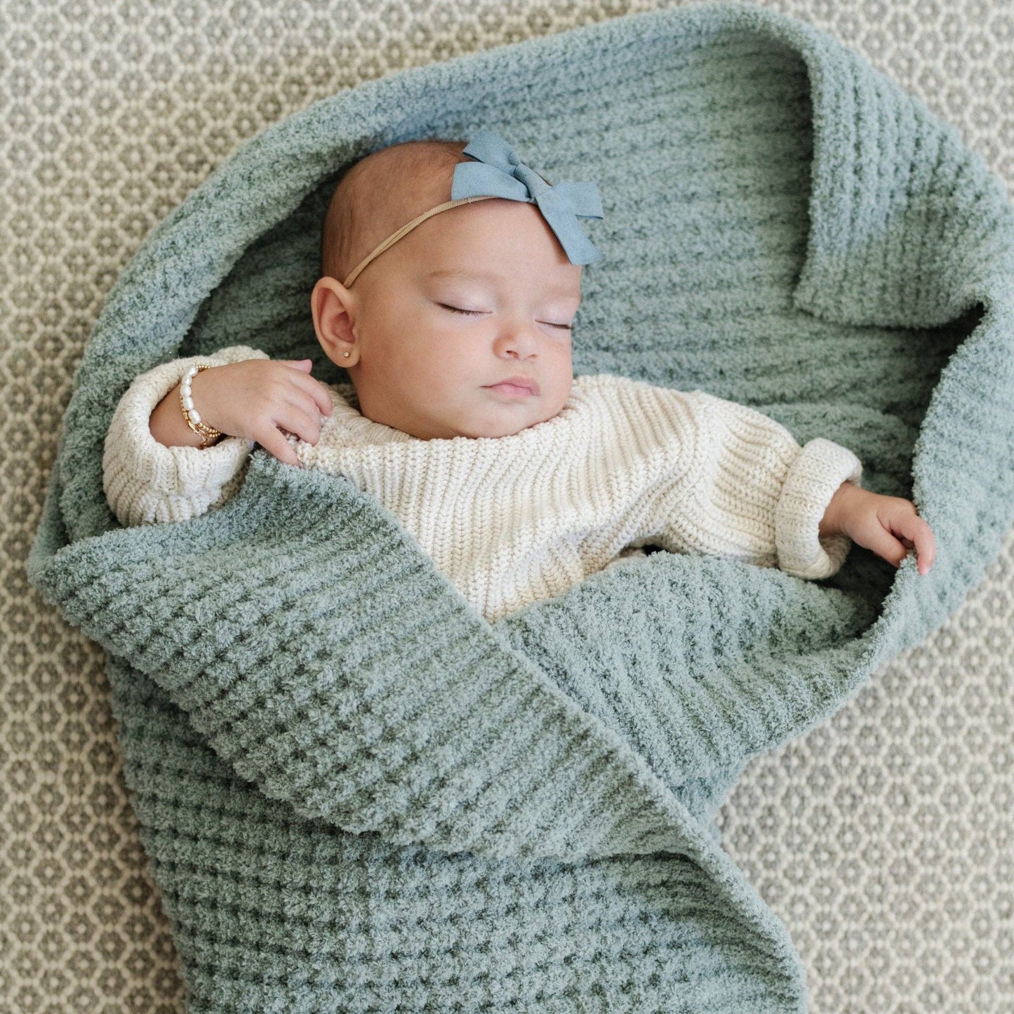 Saranoni - WAFFLE KNIT RECEIVING BLANKETS