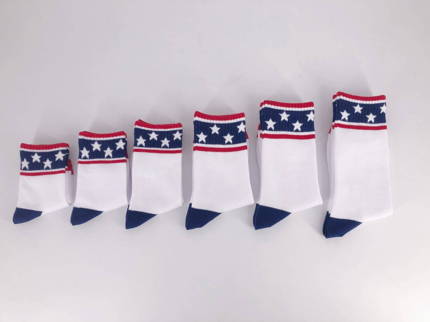 Stars and Stripes 4th of July Socks