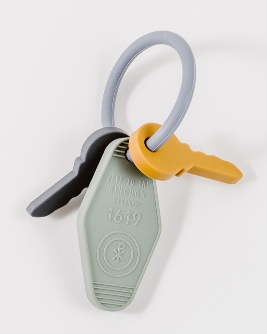 Be A Heart - Keys to the Kingdom Silicone Teethers