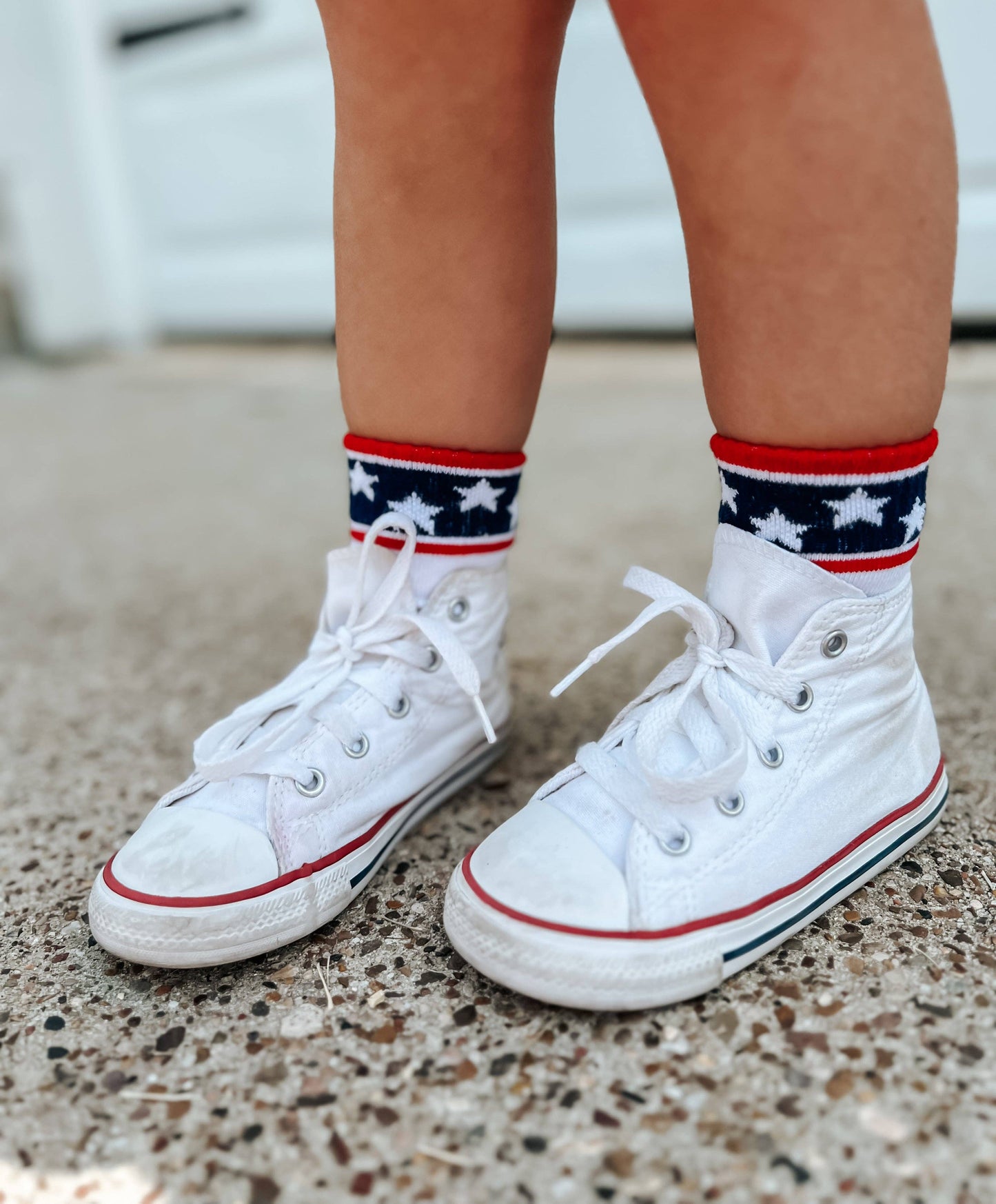 Stars and Stripes 4th of July Socks
