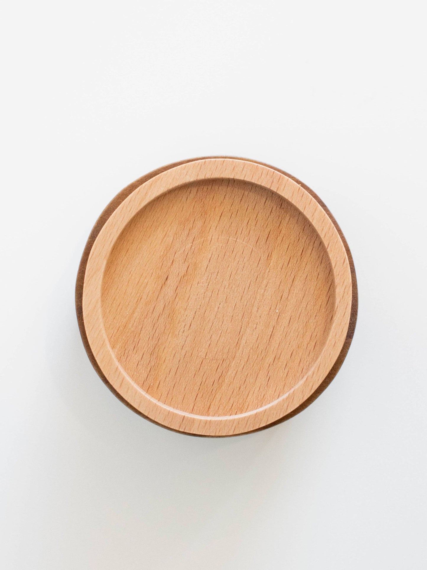 Macy Mae Dollhouse Designs - Dollhouse Salerno Round Wood Two-Tone Coffee Table