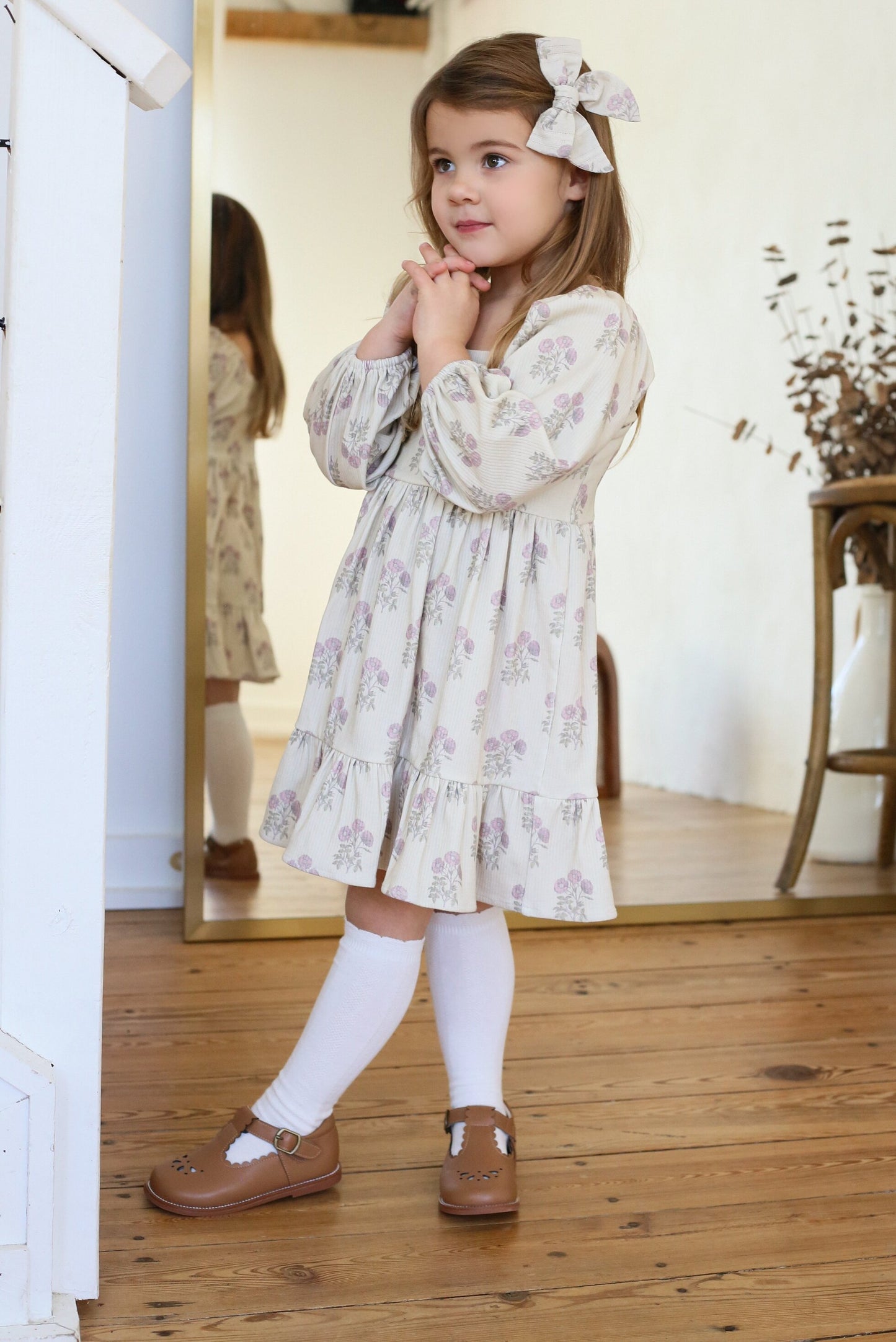 Fox Glove Flower Child Dress