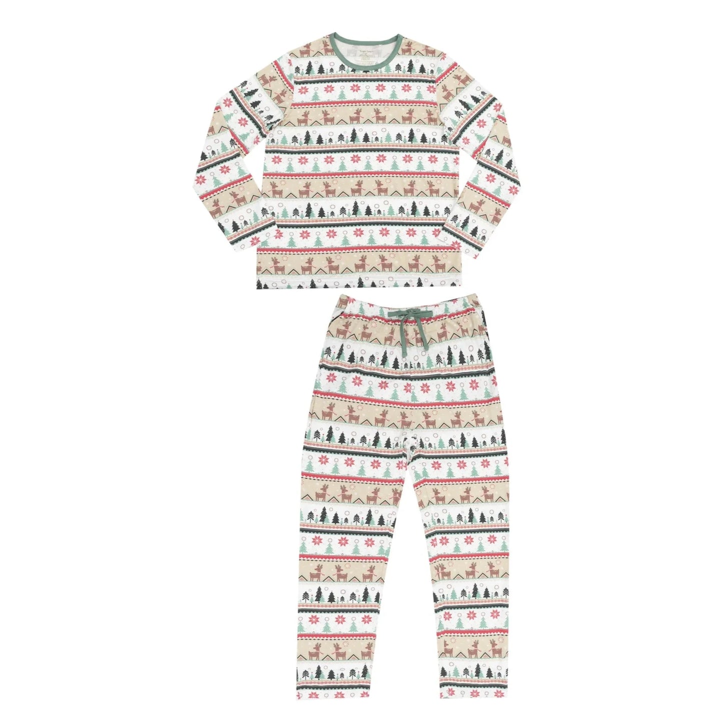 Reindeer Fair Isle - Adult PJ Set