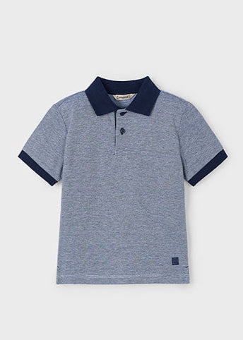 Navy + Grey Polo Shirt