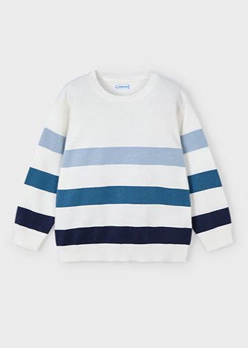 Striped Blue Crewneck