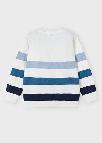 Striped Blue Crewneck