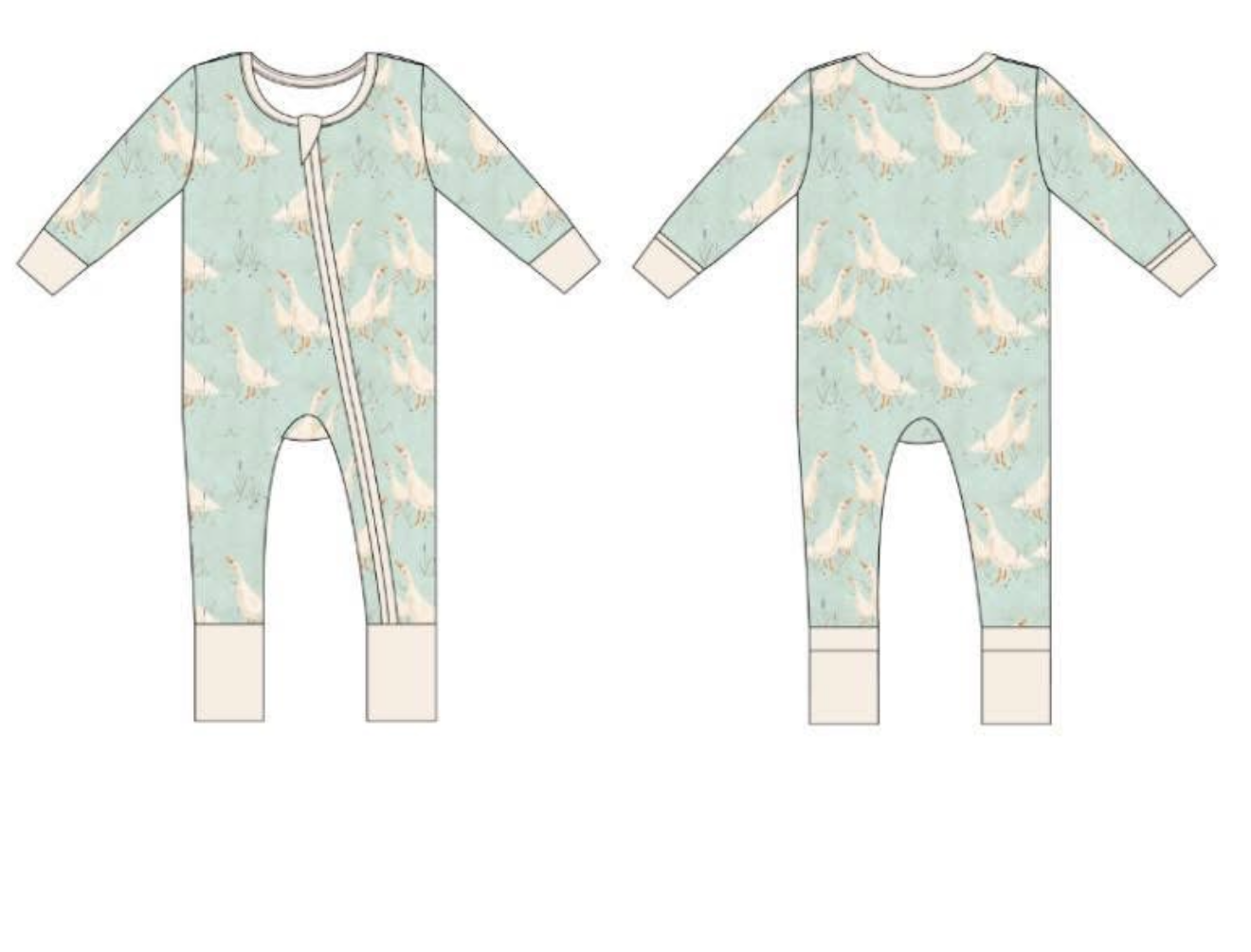 Gosling Grove - Convertible Zipper Romper