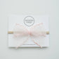 Pink Mist | Ribbon Headband Bow