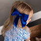 Drapey Velvet Long Tail Bow