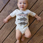 Three Fish Baby Bodysuit