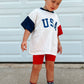 Stars and Stripes 4th of July Socks