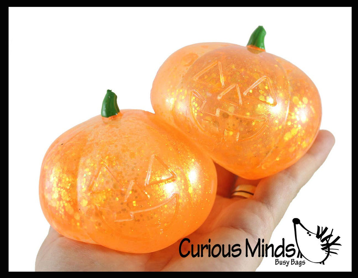 1 Boxed Realistic Pumpkin Jack o Lantern Sugar Ball - Thick
