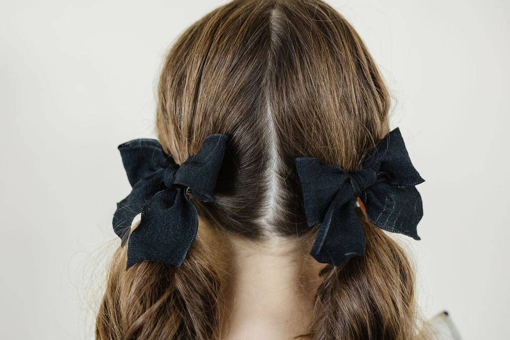 Wednesday | Pigtail Set - Ribbon Bow