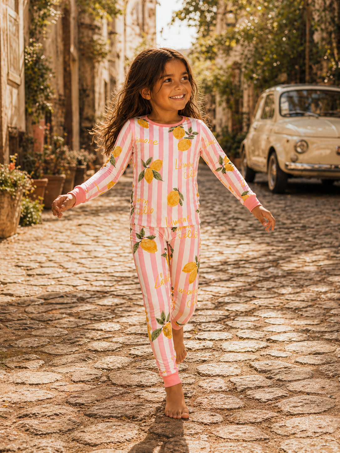 Lemon Amore Long Sleeve 2-Piece Set