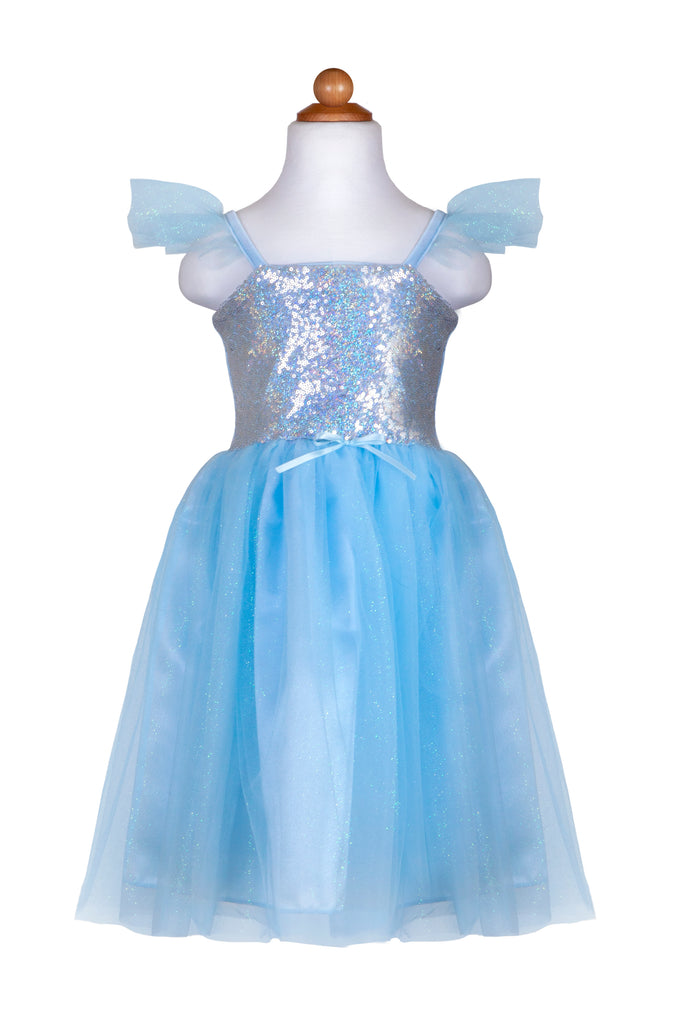 Sequins Princess Dress- Blue