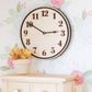 Macy Mae Dollhouse Designs - Dollhouse Wall Clock | Natural Wood | Living Room Bedroom