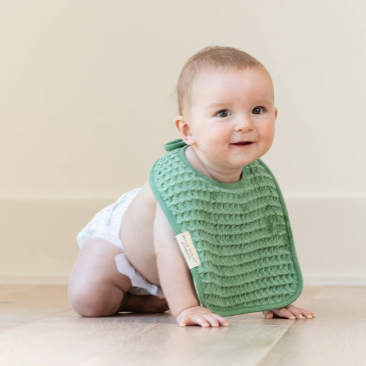 Reversible Bib + Burp Set - Sea Foam