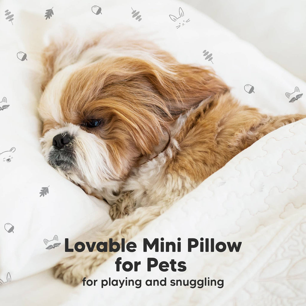 9X13 Mini Toddler Pillow W/ Pillowcase - Acorn