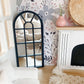 Macy Mae Dollhouse Designs - Dollhouse Arched Floor Mirror | White or Black