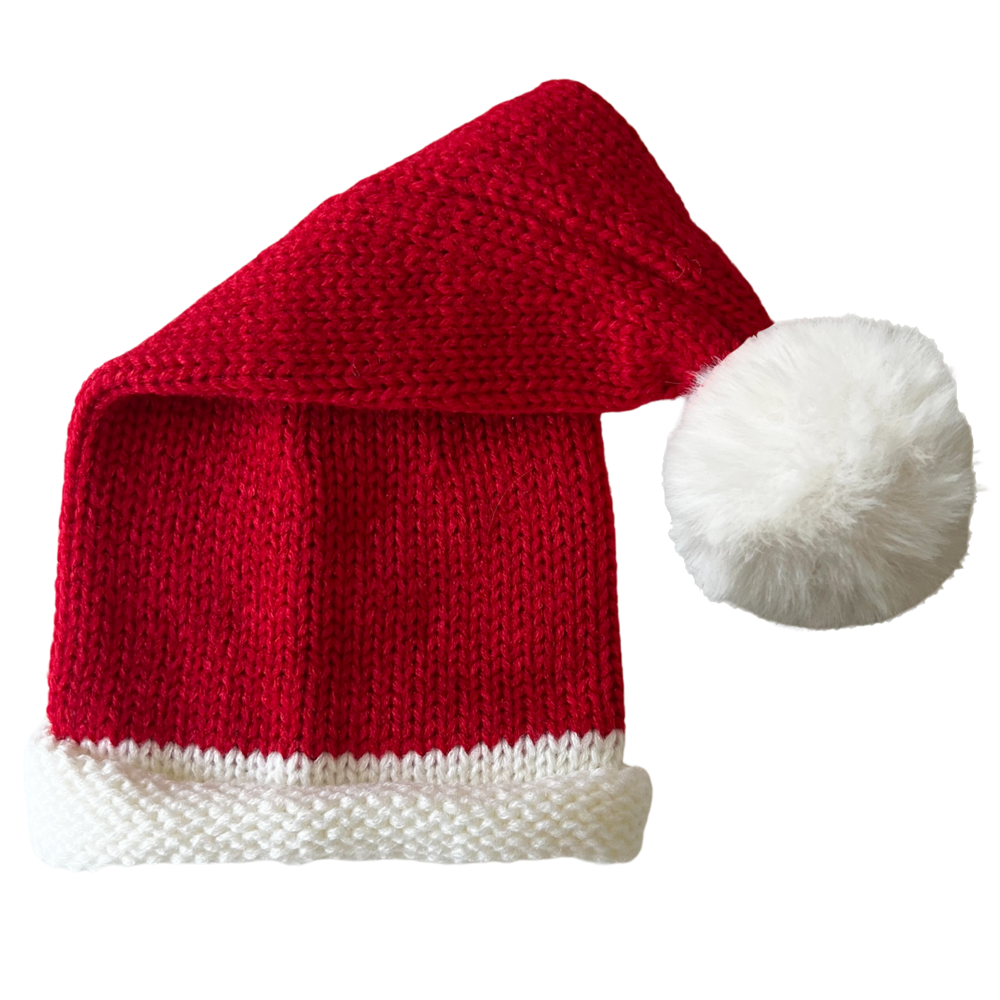 Santa Knit Hat, Red