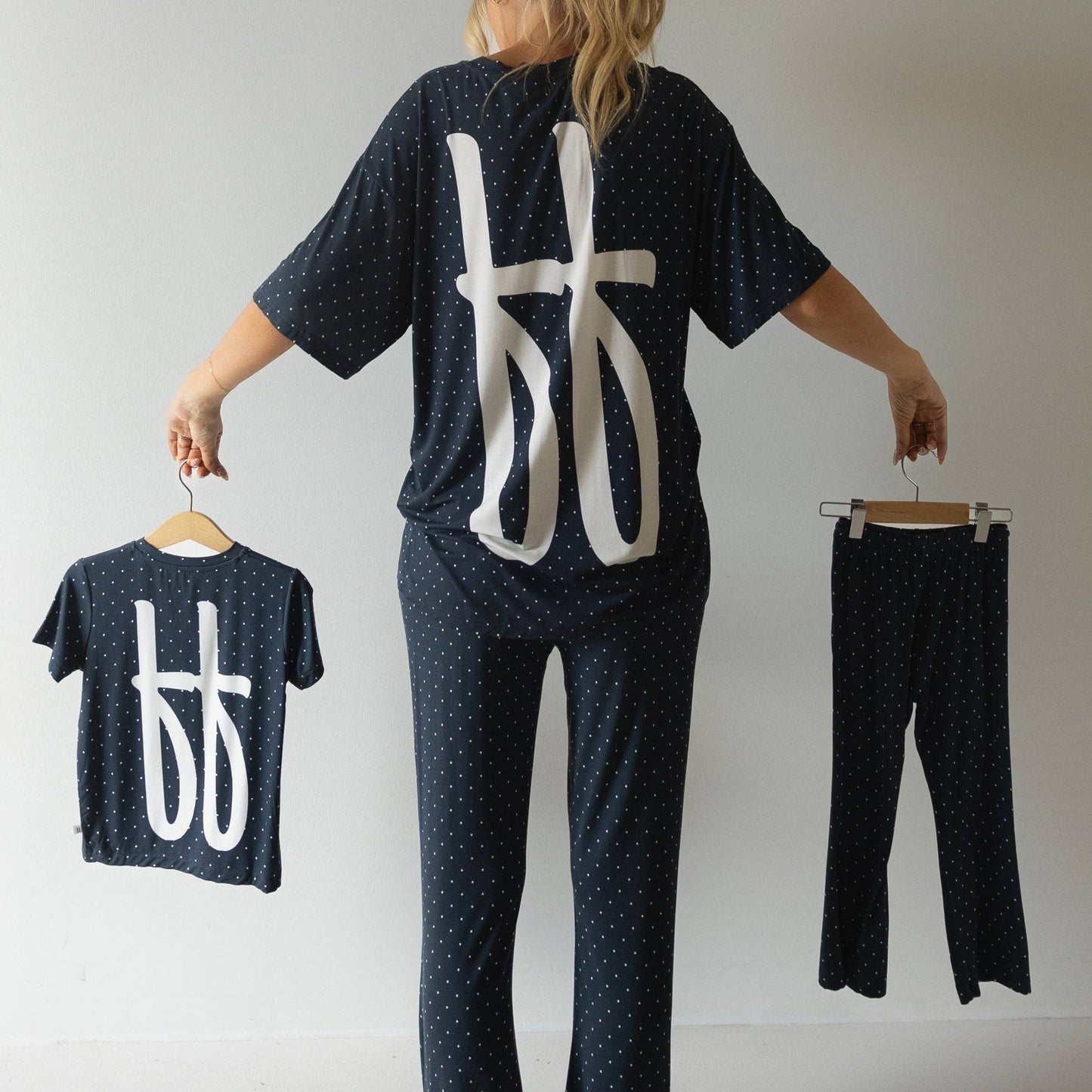 Child Short Sleeve Bamboo Lounge Set | Emery