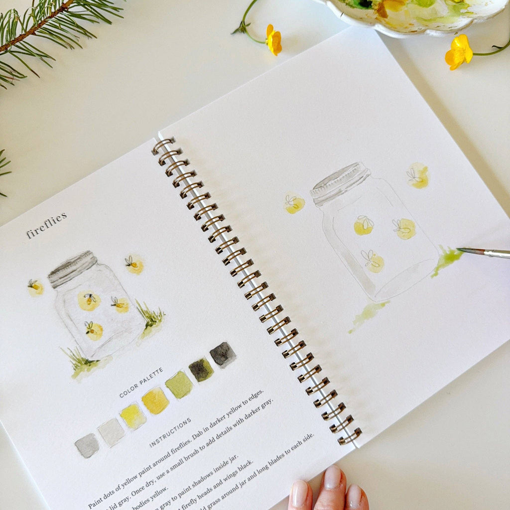 Camping - Watercolor Workbook