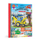Vehicles Fold-Out Coloring Book