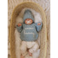 Snow Bunny Crew Neck Sweater - Surf Blue