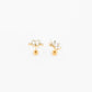 Pip Pop Post - Diamond Crawler Stud Earrings - Hypoallergenic, Girl Gift
