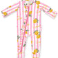 Lemon Amore 2-Way Zip Ruffle Footie