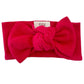 Red / Organic Pointelle Bow