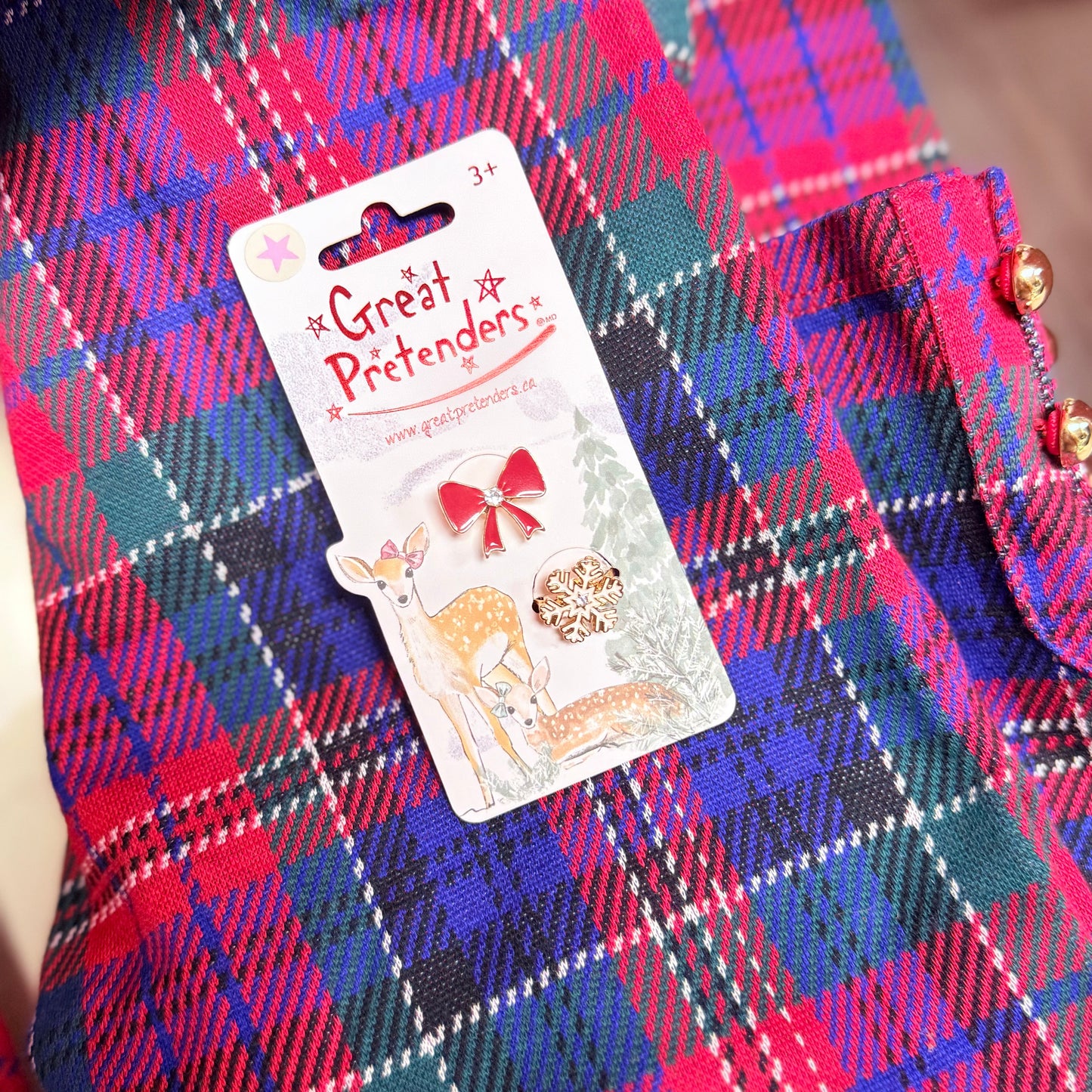 Holiday Bow & Snowflake Rings