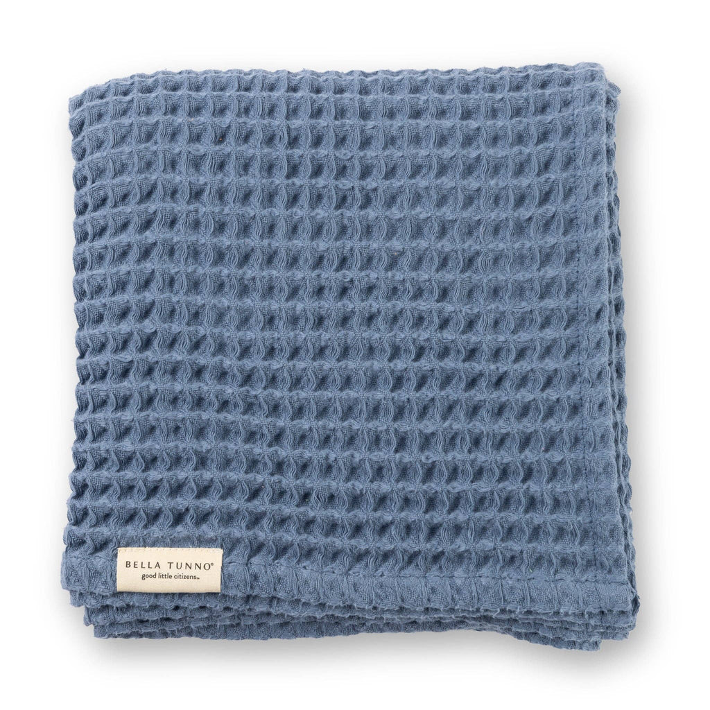 Waffle Baby Blanket - Rain