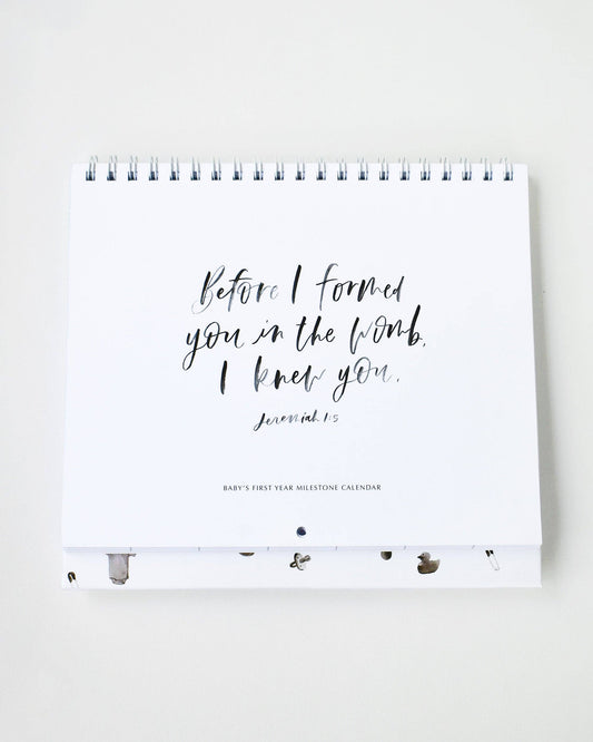 Christian Baby Milestone Calendar