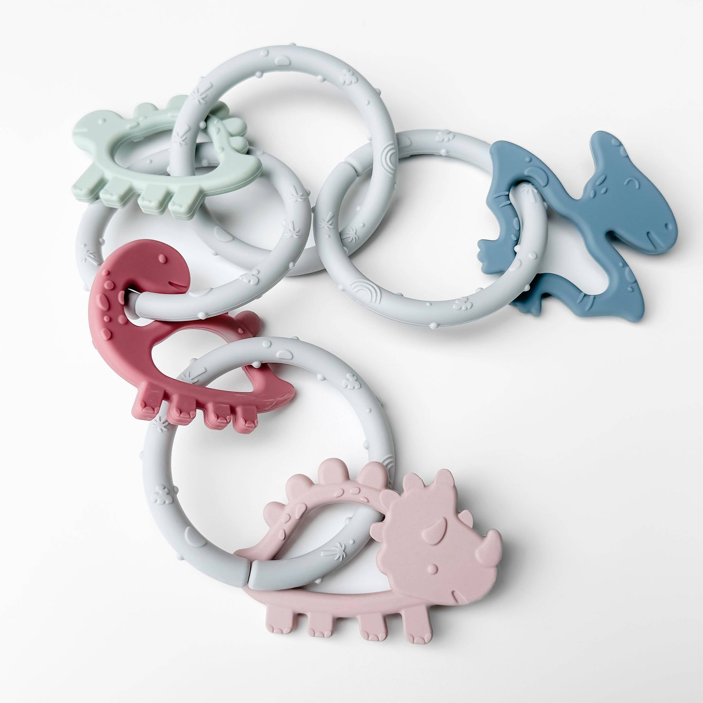 Dino Rings Silicone Teether