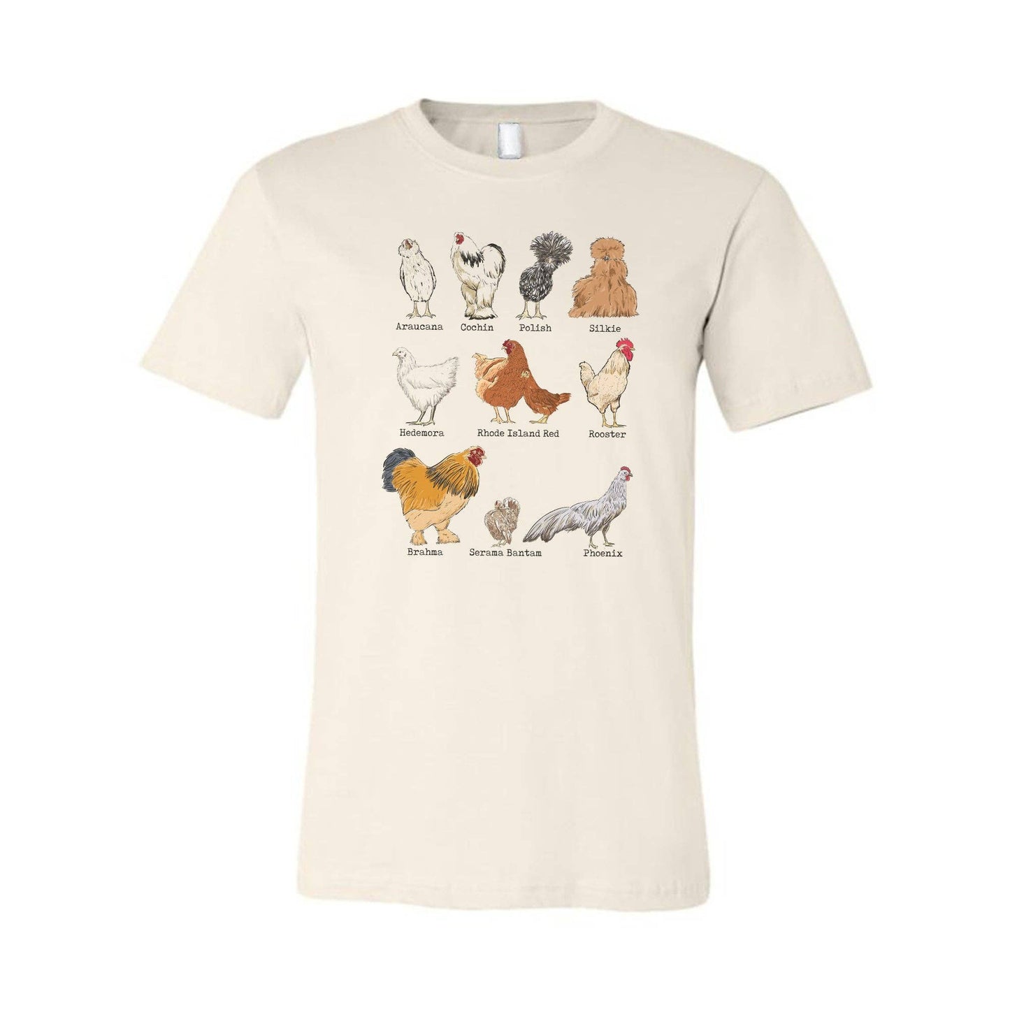 ADULT Chicken Breeds Tee
