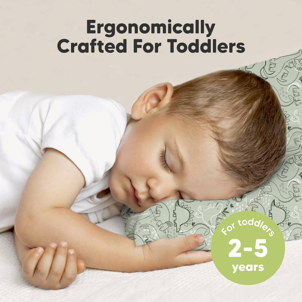 13X18 Toddler Pillow With Pillowcase - DinoDood